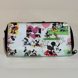 Disney Parks Mickey & Minnie Comic Strip Wallet
